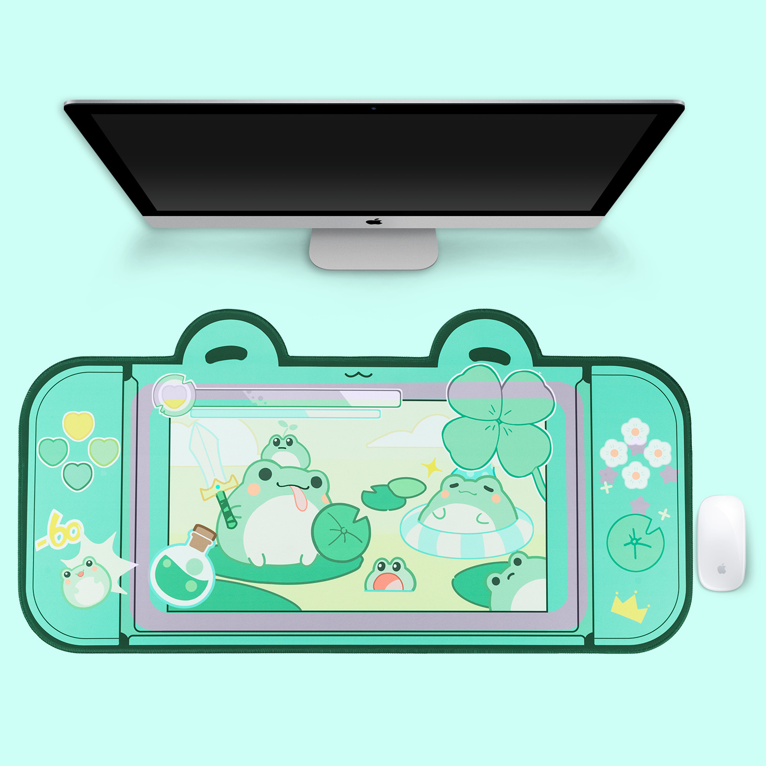 Laptop Accessories Gaming - Ekstra büyük Kawaii oyun Mouse Pad