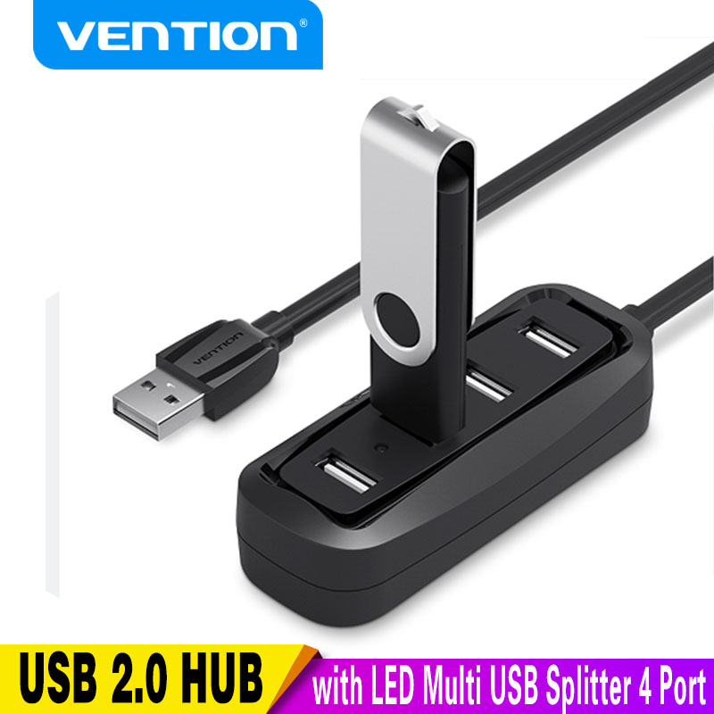 Laptop Accessories Box - Vention USB 2.0 HUB 4 Port