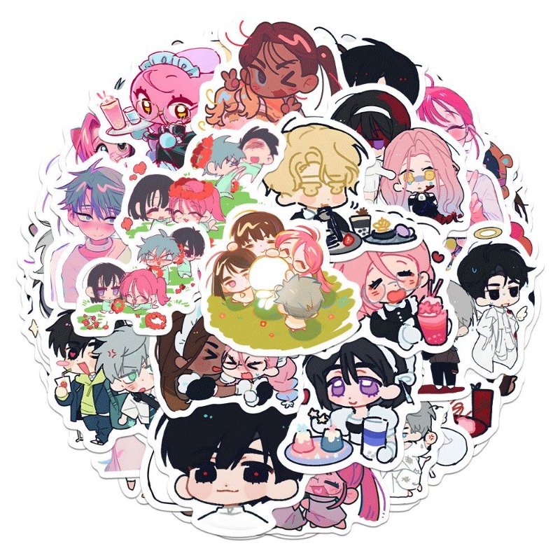 Laptop Accessories Kids - 80 adet/takım karikatür Anime uzaylı sahne