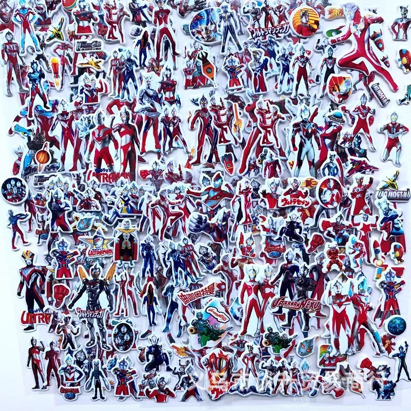 Laptop Accessories Kids - 10 adet Karikatür Ultraman 3D Kabarcık
