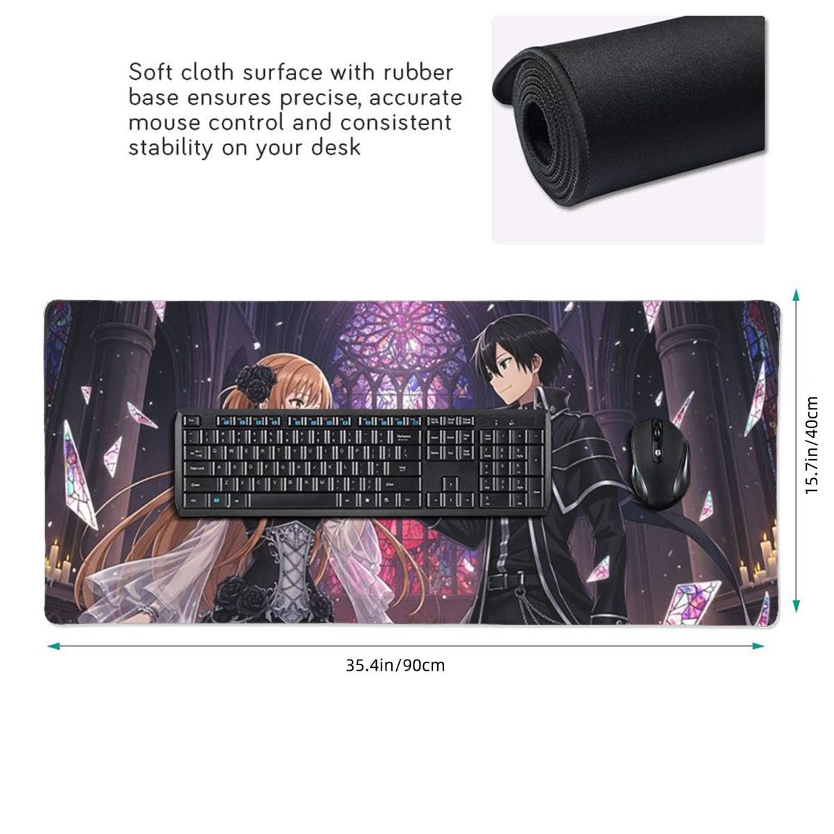 Büyük Mouse Pad Sword Art Onli - Laptop Accessories Online incelemesi ve fiyatı