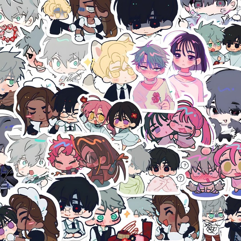 80 adet/takım karikatür Anime  - Laptop Accessories Kids incelemesi ve fiyatı