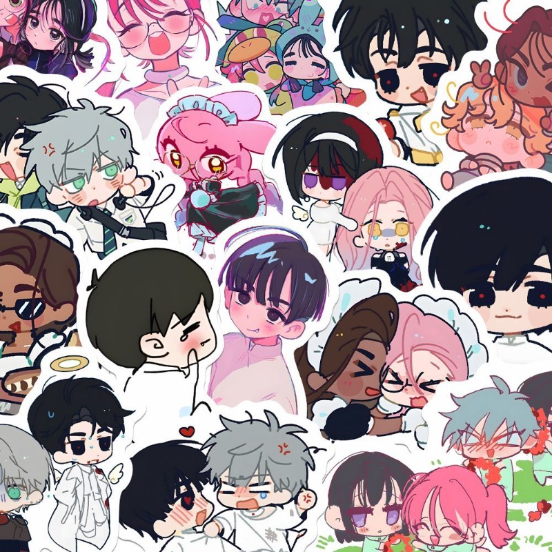 80 adet/takım karikatür Anime  - Laptop Accessories Kids incelemesi ve fiyatı
